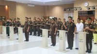 Suasana Upacara Pelantikan, Pengambilan Sumpah, dan Serah Terima Jabatan Wakil Kepala Kejaksaan Tinggi serta sejumlah pejabat Eselon III di jajaran Kejati Sulut (ist)