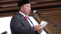 Bupati Minahasa, Dr. Robby Dondokambey, S.Si., M.AP, memimpin Upacara Peringatan Hari Lahir Pancasila Tahun 2026 (ist)